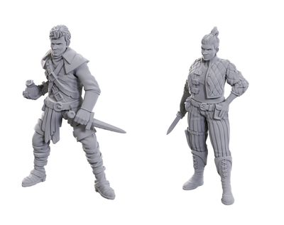 D&amp;D Unpainted Mini - Cutpurses Male &amp; Female 90714