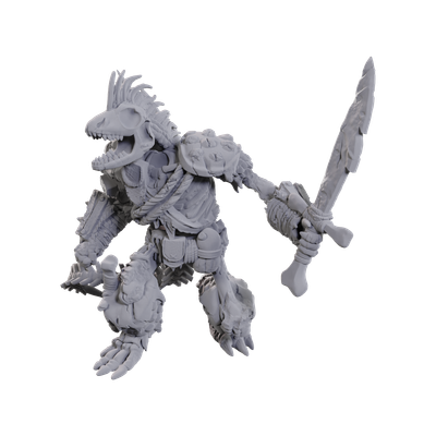 D&amp;D Unpainted Mini - Lizardfolk Skeleton 90117