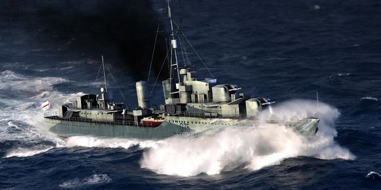 HMS Eskimo Destroyer 1941 1/350 Model Ship Kit #5331 by Trumpeter