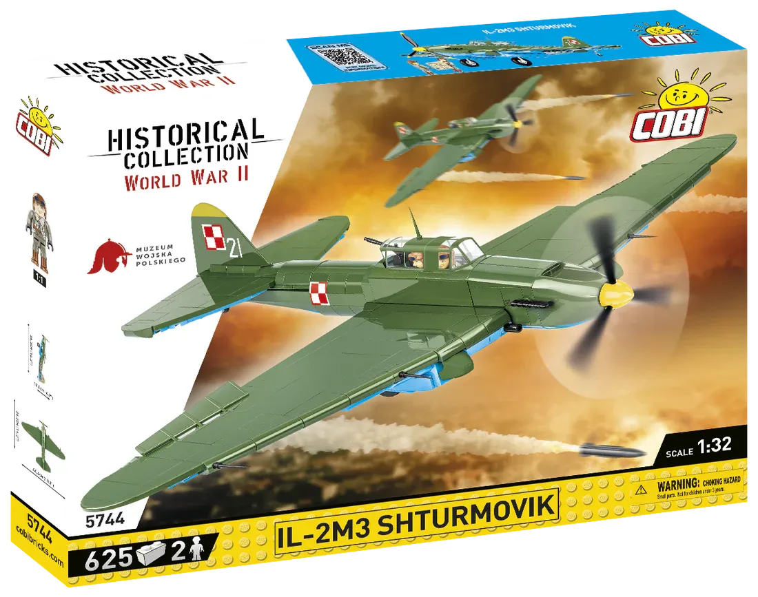 Cobi Historical Collection WWII: Ilyushin IL-02 Shturmovik Poland 925 PCS