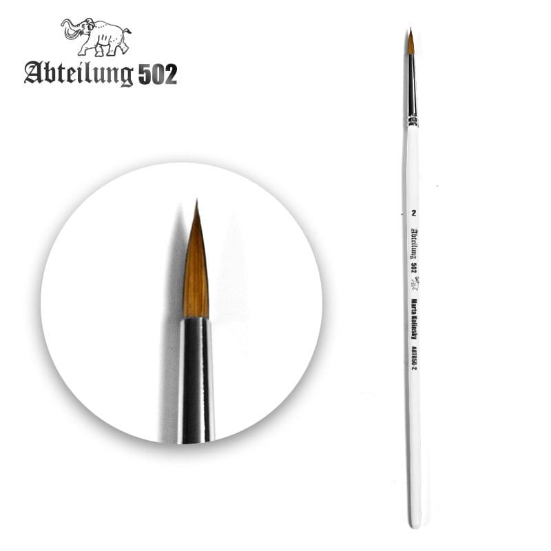 Abteilung502 Brush Marta Kolinsky Round 2 - ABT850-2