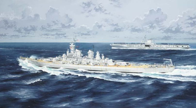 USS Montana BB-67 1/350 #05372 by Trumpeter