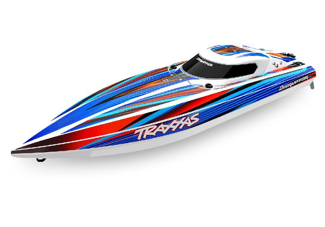 Traxxas Disruptor High-Performance Boat 4S VXL - Assorted Colours TRA106064-4, Colour: Blue TRA106064-4BLUE