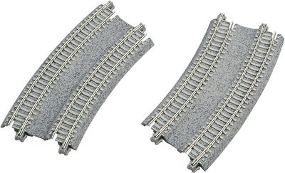 UniTrack N Curved Double Track R12 3/8"/11" Superelevated Easement 2 Pieces
