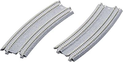 UniTrack N Curved Double Track R18 7/8"/17 5/8" Superelevated Easement 2 Pieces
