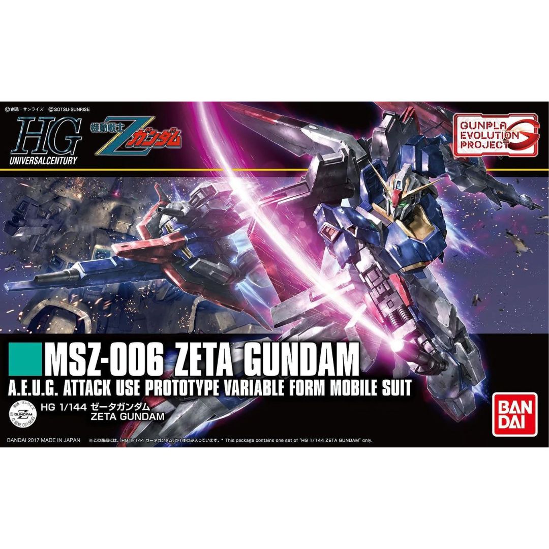 HGUC #203 1/144 MSN-006 Zeta Gundam (Gunpla Evolution Project) #5055611 by Bandai