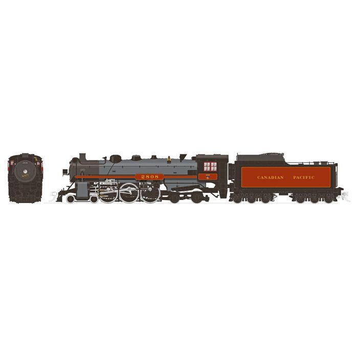 Rapido 601508 HO H1b 4-6-4 Hudson (DC/DCC/Sound): CPR - "World's Greatest Travel System": #2818