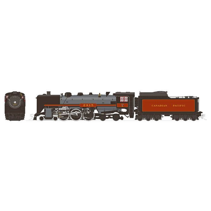 Rapido 601510 HO H1b 4-6-4 Hudson (DC/DCC/Sound): CPR - "World's Greatest Travel System": #2817
