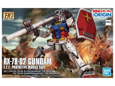 HG The Origin #26 1/144 RX-78-2 Gundam #5058929 by Bandai