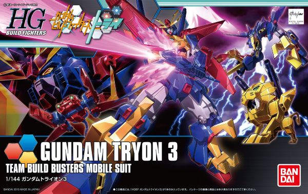 HG Build 1/144 Gundam Tryon 3 #5058797 by Bandai