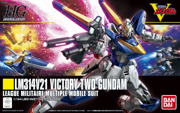 HGUC #169 1/144 LM314V21 Victory Two Gundam #5058267 by Bandai