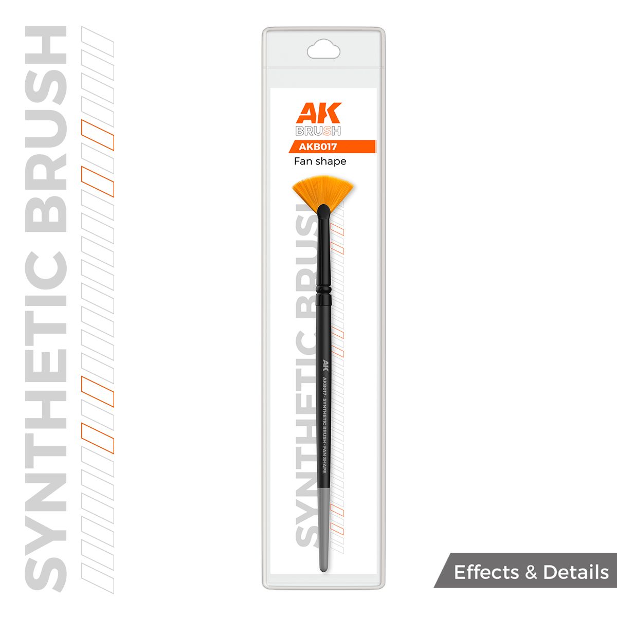 AK Interactive Synthetic Brush Fan Shape - AK-B017