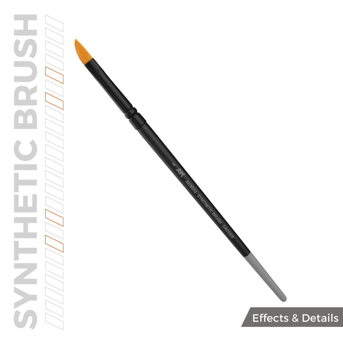AK Interactive Synthetic Brush Dagger L - AK-B012