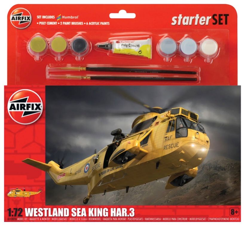 Westland Sea King Har.3 Gift Set 1/72 #55307B by Airfix