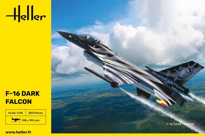 F-16 Dark Falcon 1/48 #30411 by Heller
