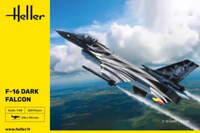 F-16 Dark Falcon 1/48 #30411 by Heller