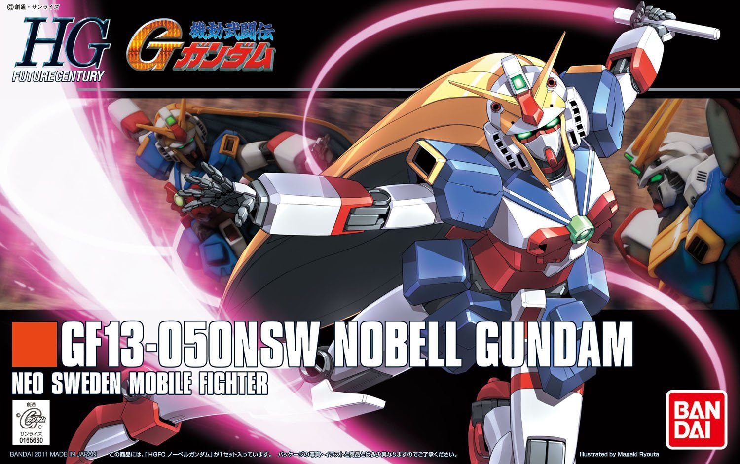 HGFC 1/144 #119 GF13-050NSW Nobell Gundam #5055720 by Bandai