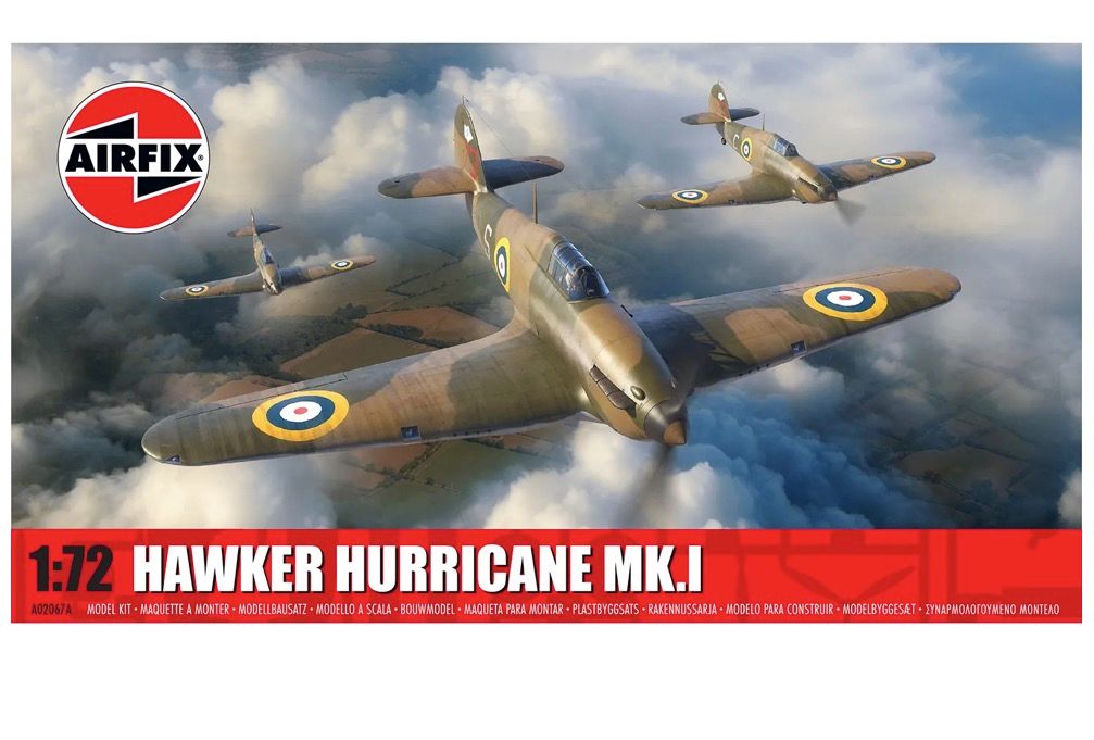 Hawker Hurricane MK.I 1/72 #02067A by Airfix