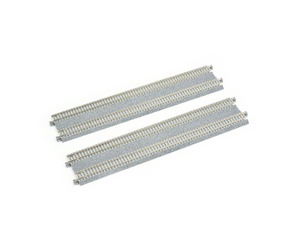 UniTrack N 9 3/4" Double Track Straight 2 pcs (Concrete Ties)