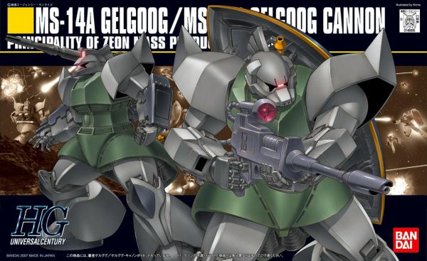 HGUC #076 1/144 MS-14A/C Gelgoog Cannon #5060397 by Bandai
