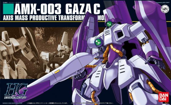 HGUC #063 1/144 AMX-003 Gaza C (Haman Karn's Mobile Suit) #5057740 by Bandai