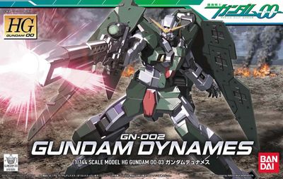 HG 00 #03 1/144 GN-002 Gundam Dynames #5059233 by Bandai
