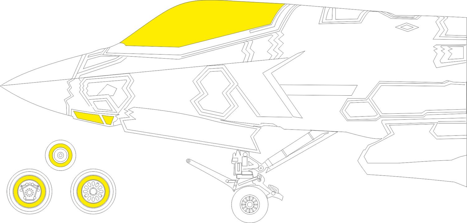 Masking Set for Tamiya F-35B 1/72 by Eduard