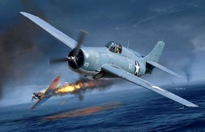 USN F4F-4 Wildcat "Battle of Midway" 1/48 #12355 by Academy