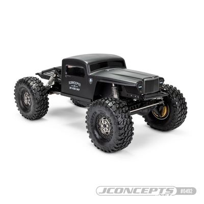 JConcepts Anvil 1/10 Rock Crawler Pre-Trimmed Body (12.3") (Cab Only) (Clear) - JCO0492