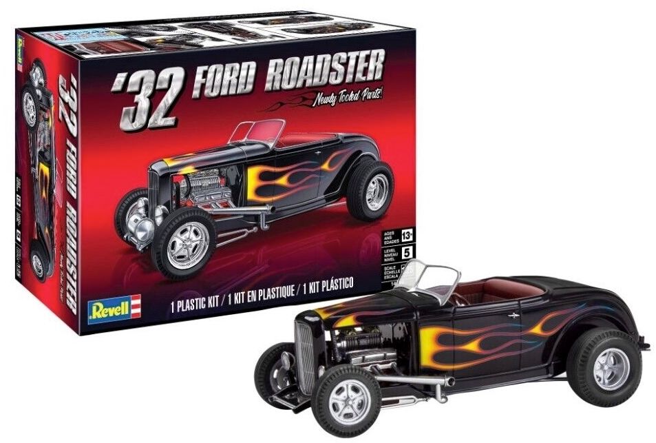 1932 Ford Roadster 1/25 Model Car Kit #4524 by Revell