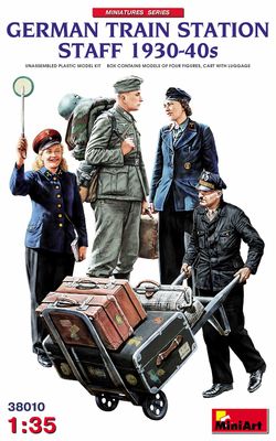 German Train Station Staff 1930 - 1940s 1/35 #38010 by MiniArt