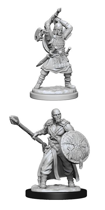D&amp;D Unpainted Mini - Human Barbarian Male 90138