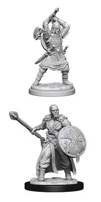 D&amp;D Unpainted Mini - Human Barbarian Male 90138