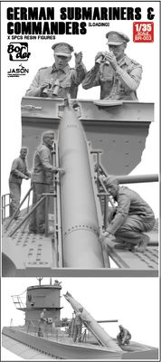 German Submariners &amp; Commanders Loading 1/35 #BR003 by Border Models