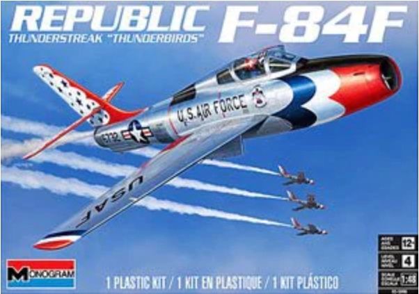 F-84F Thunderstreak Thunderbirds 1/25 #5996 by Revell