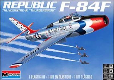 F-84F Thunderstreak Thunderbirds 1/25 #5996 by Revell