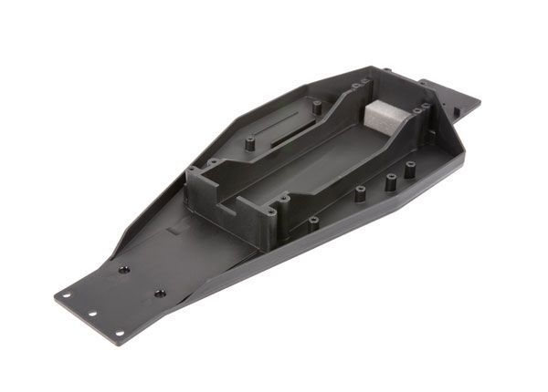 Traxxas Bandit/Rustler Lower Chassis w/166mm Battery Compartment  - Assorted Colours TRA3728, Colour: Black TRA3728