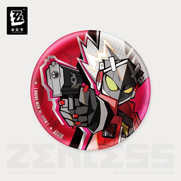 Zenless Zone Zero New Eridu Series Chibi Badge Billy