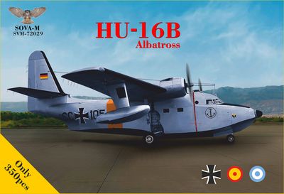 HU-16B "Albatross" flying boat (Germany/ Spain/ Argentina) 1/72 #72029 by Sova-M