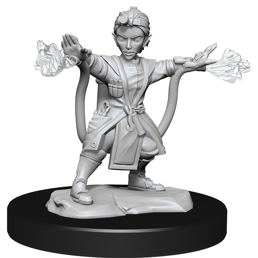 D&amp;D Unpainted Mini - Gnome Artificer Female 90231