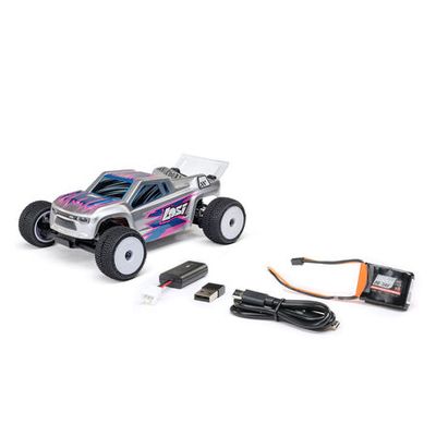 Losi Micro-T 1/28 RTR 2WD Stadium Truck (White) w/2.4GHz Radio, Battery &amp; Charger - Assorted Colours LOS-1392