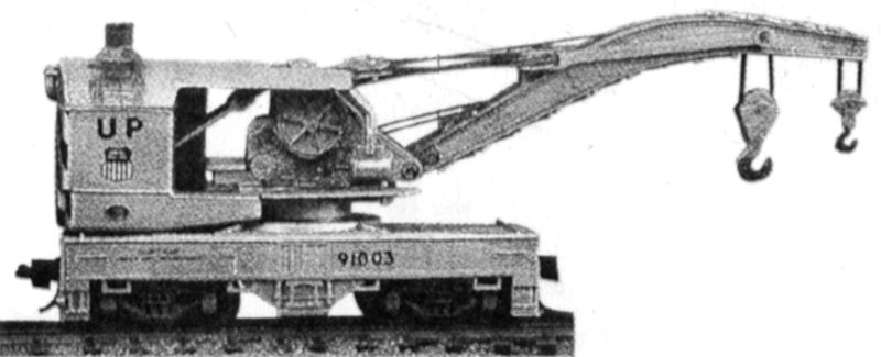 120 Ton Steam Wrecking Crane Car [N] #2700 by Tichy Train Group