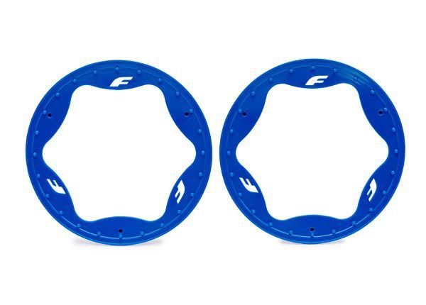 Traxxas Beadlock rings, rear (4.3") (2) - Assorted Colours TRA10948, Colour: Blue TRA10948-BLUE