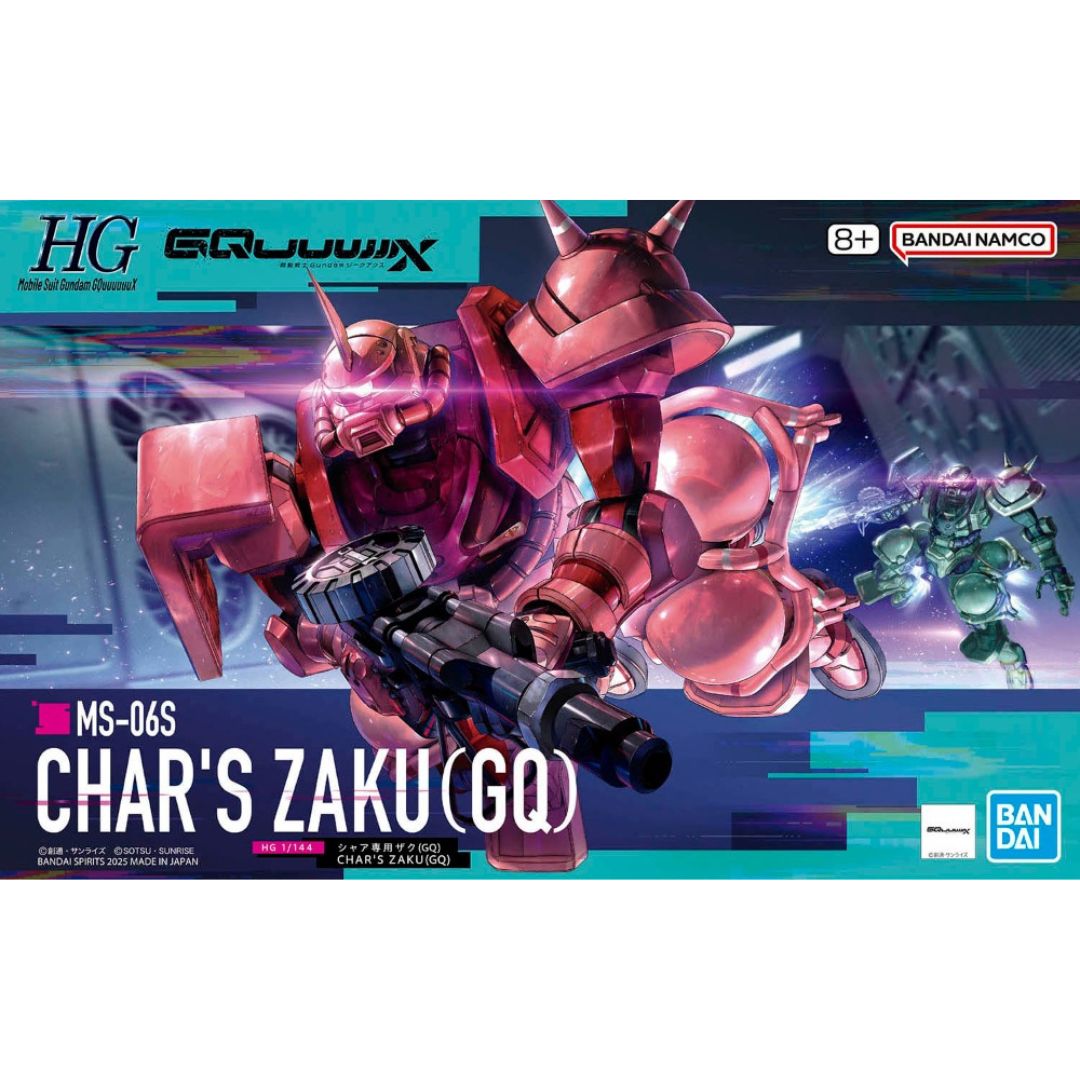HG GQuuuuuuX 1/144 Char's Zaku (GQ) #5069190 by Bandai