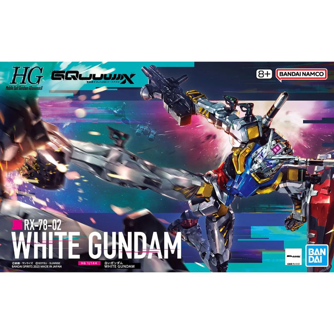 HG GQuuuuuuX 1/144 White Gundam (GQ) #5069189 by Bandai