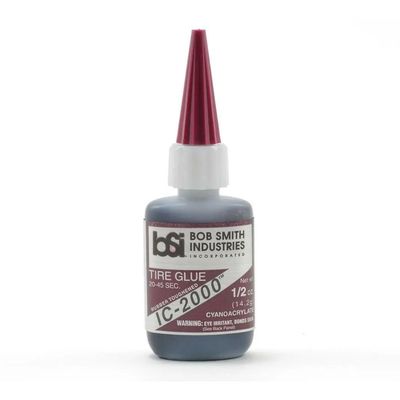 BSI IC-2000 Black Rubber Toughened CA 1/2oz