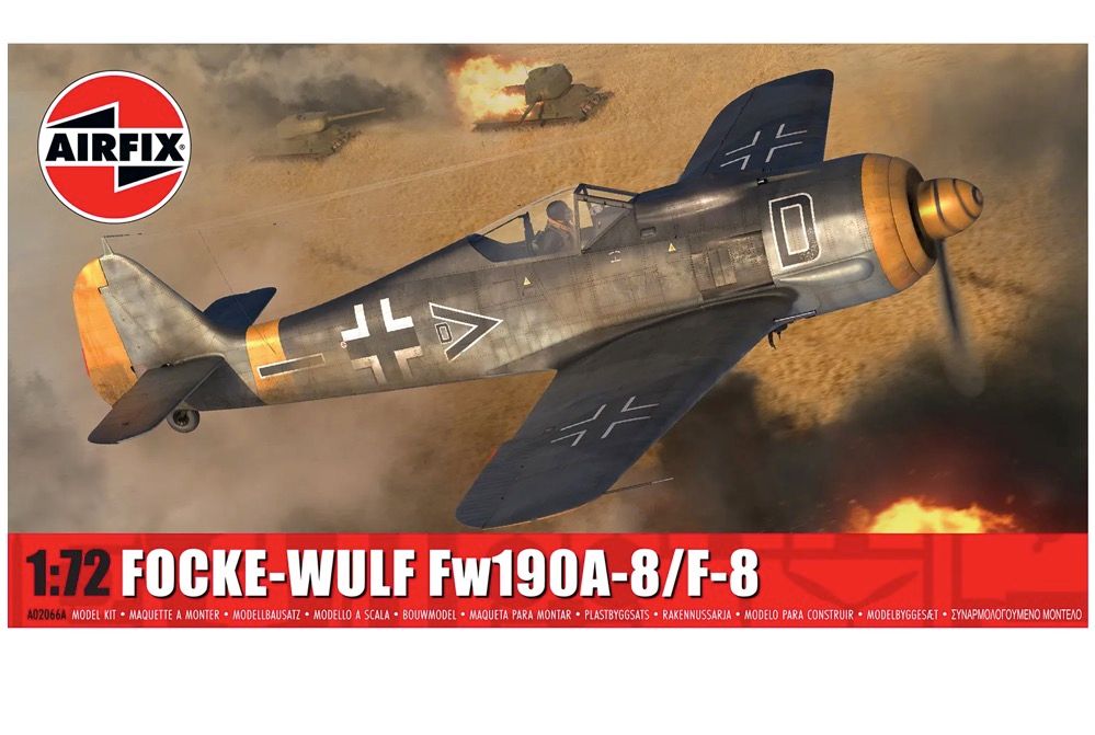 Focke-Wulf Fw190A-8/F-8 1/72 #2066A by Airfix