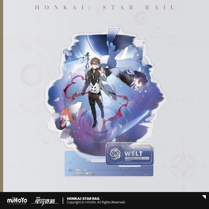 Honkai Star Rail Character Illustration Series Acrylic Stand - Nihility, Character: Welt Yang