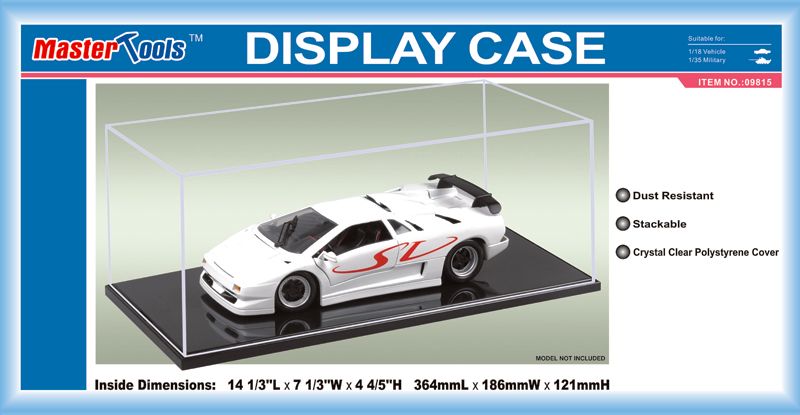 Master Tools Acrylic Display Case (364 x 186 x 121mm) #9815