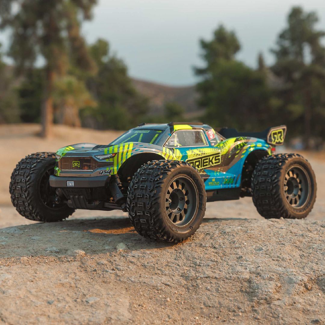 Arrma Vorteks 223S 1/10 BLX Brushless RTR 4WD Stadium Truck w/SLT3 2.4GHz Radio &amp; DSC - ARA4305, Colour: Teal ARA4305V4T2